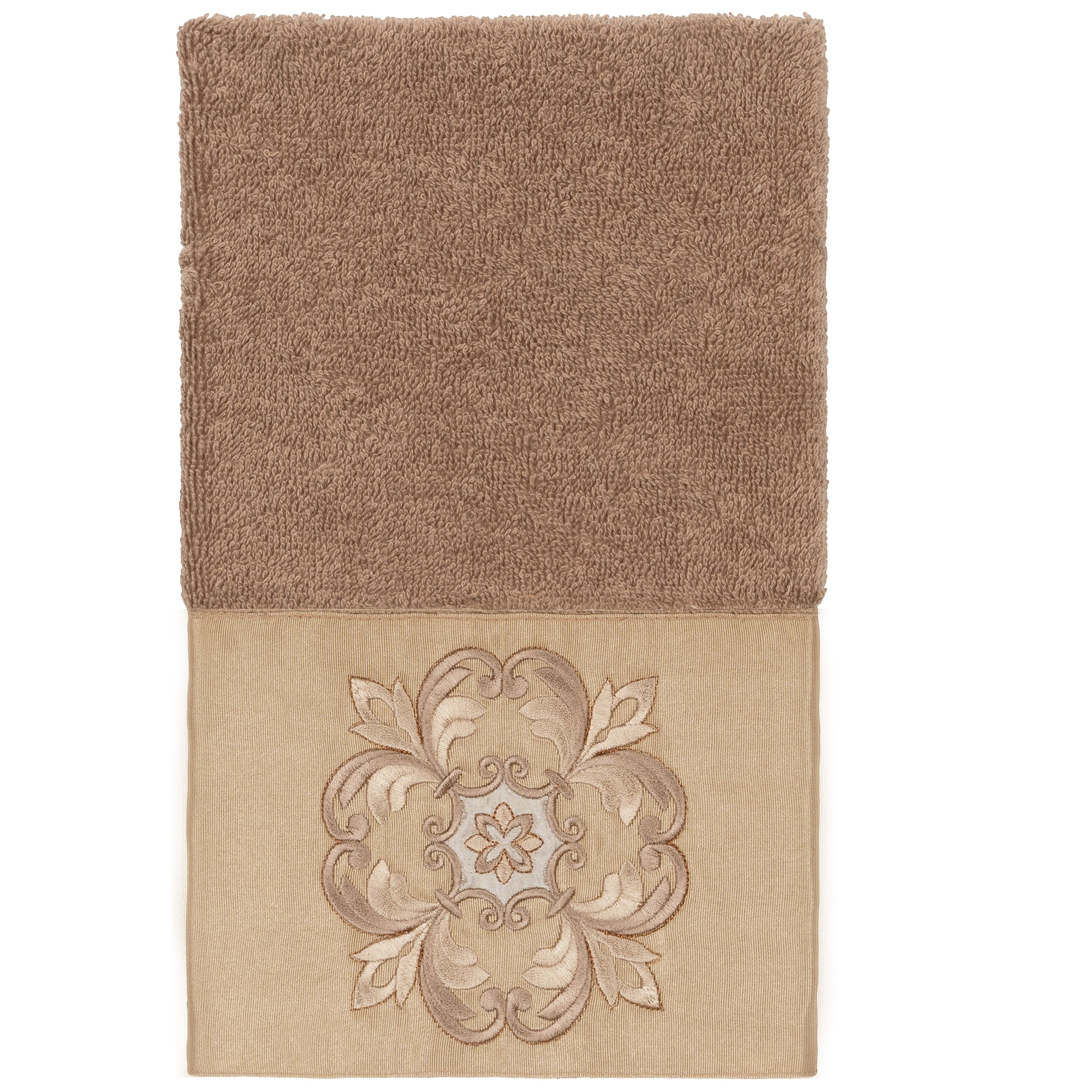 Authentic Hotel And Spa 100 Turkish Cotton Alyssa Embellished Hand Towel