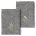 Authentic Hotel And Spa 100 Turkish Cotton Rebecca 2Pc Embellished Washcloth Set