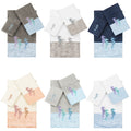 Authentic Hotel And Spa 100 Turkish Cotton Sofia 3Pc Embellished Towel Set