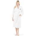 Authentic Hotel And Spa 100 Turkish Cotton Terry Bath Robe Embroidered With Cheetah Crown Design