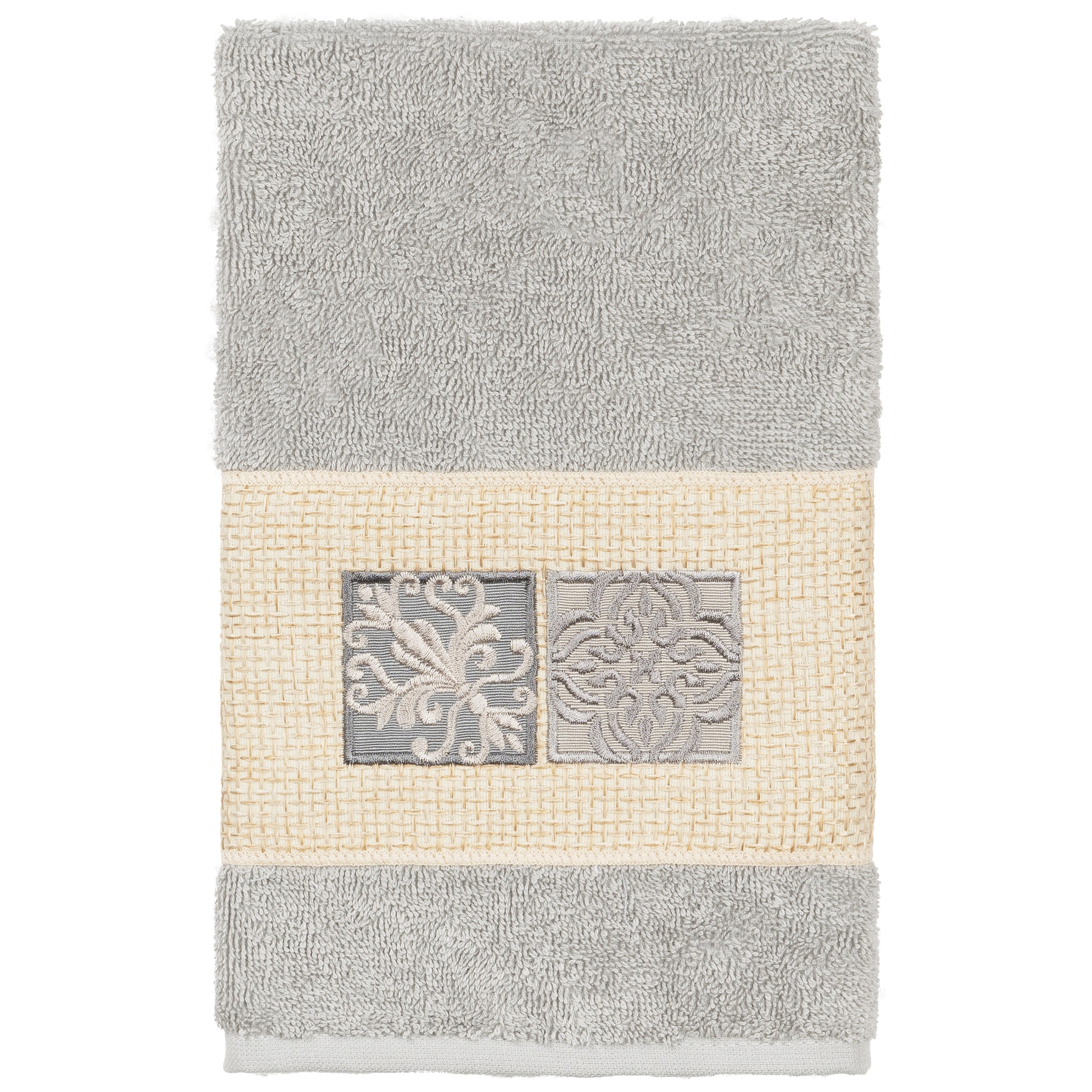 Authentic Hotel And Spa 100 Turkish Cotton Vivian Embellished Hand Towel