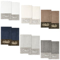 Authentic Hotel And Spa 100 Turkish Cotton April 2Pc Embellished Bath Towel Set
