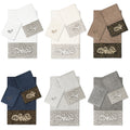 Authentic Hotel And Spa 100 Turkish Cotton April 3Pc Embellished Towel Set