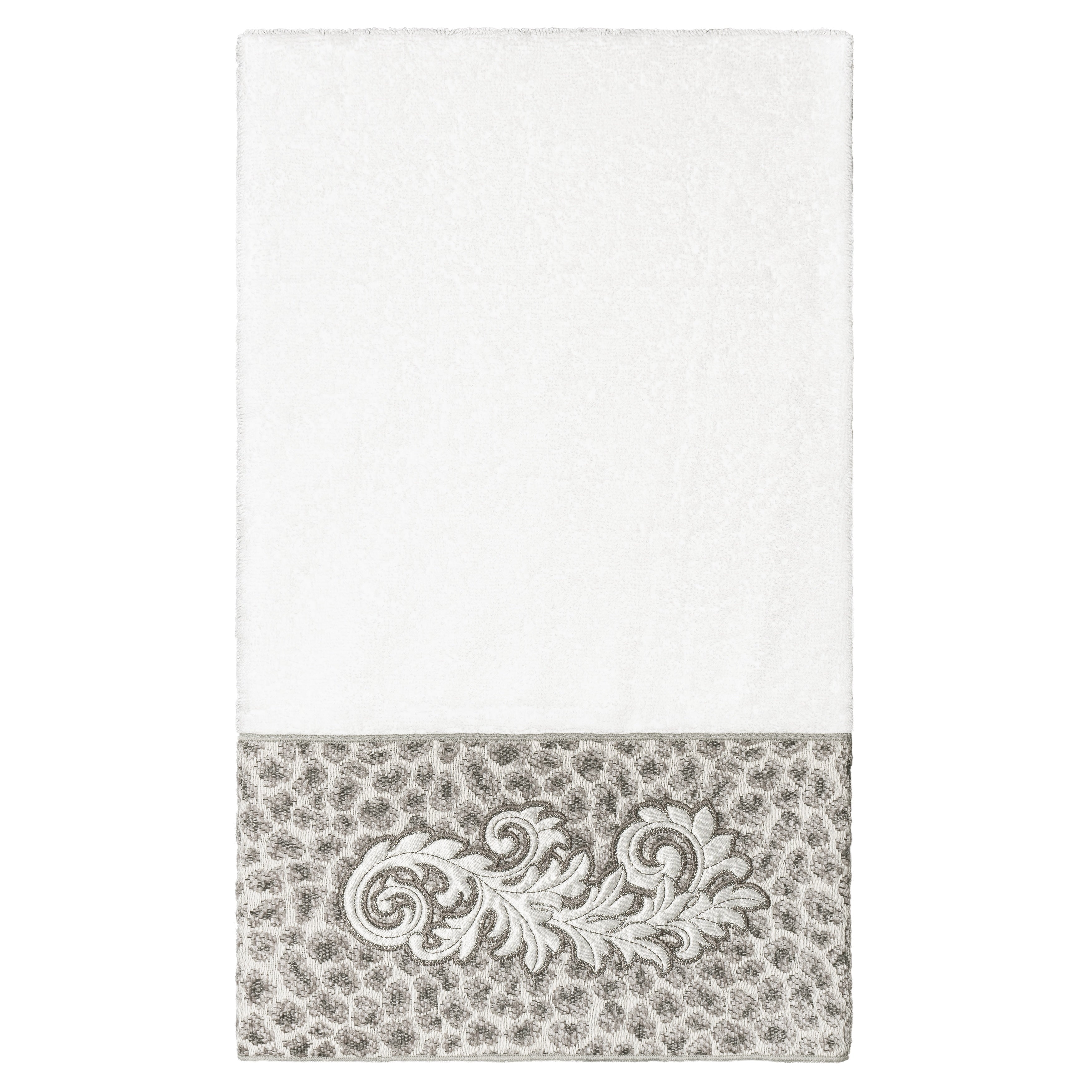 Authentic Hotel And Spa 100 Turkish Cotton April Embellished Bath Towel