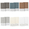 Authentic Hotel And Spa 100 Turkish Cotton Monica 2Pc Embellished Bath Towel Set