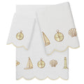 Authentic Hotel And Spa 100 Turkish Cotton Sea Joy Scallop Embellished Towel Collection