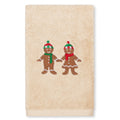 Authentic Hotel And Spa Christmas Gingerbread Embroidered Luxury 100 Turkish Cotton Hand Towel