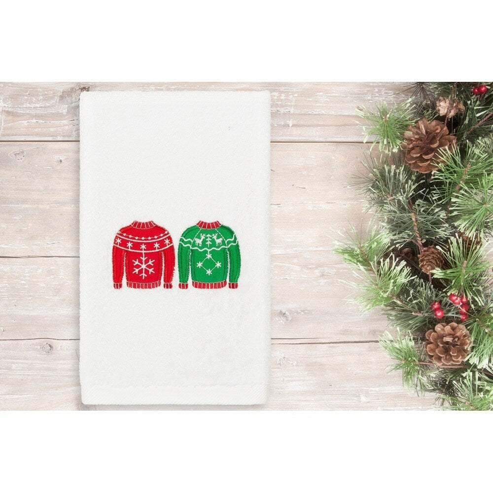 Authentic Hotel And Spa Christmas Sweaters Embroidered Luxury 100 Turkish Cotton Hand Towel