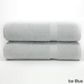 Authentic Hotel And Spa Herringbone Weave Turkish Cotton Bath Towel Set Of 2