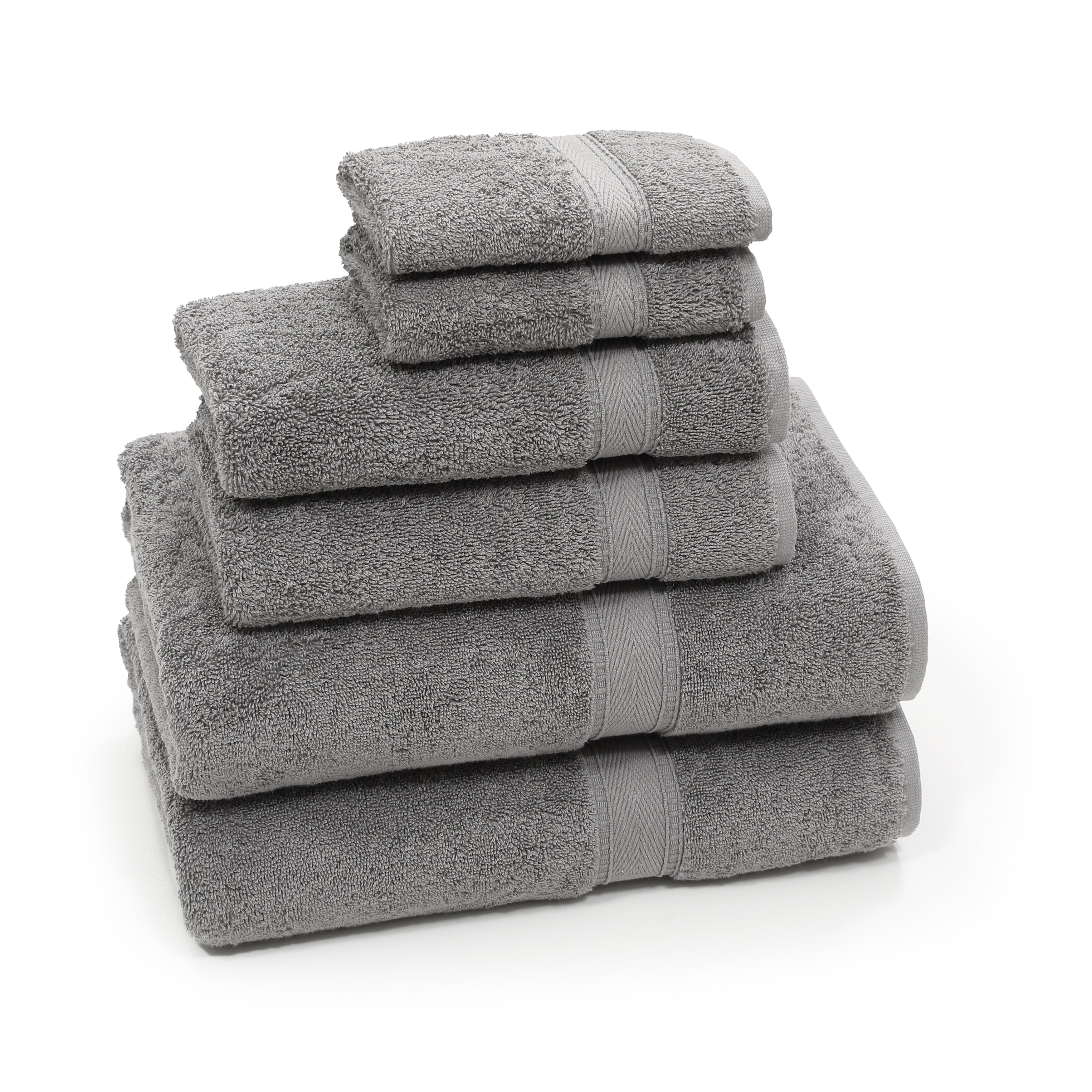 Authentic Hotel And Spa Turkish Cotton 6 Piece Towel Set