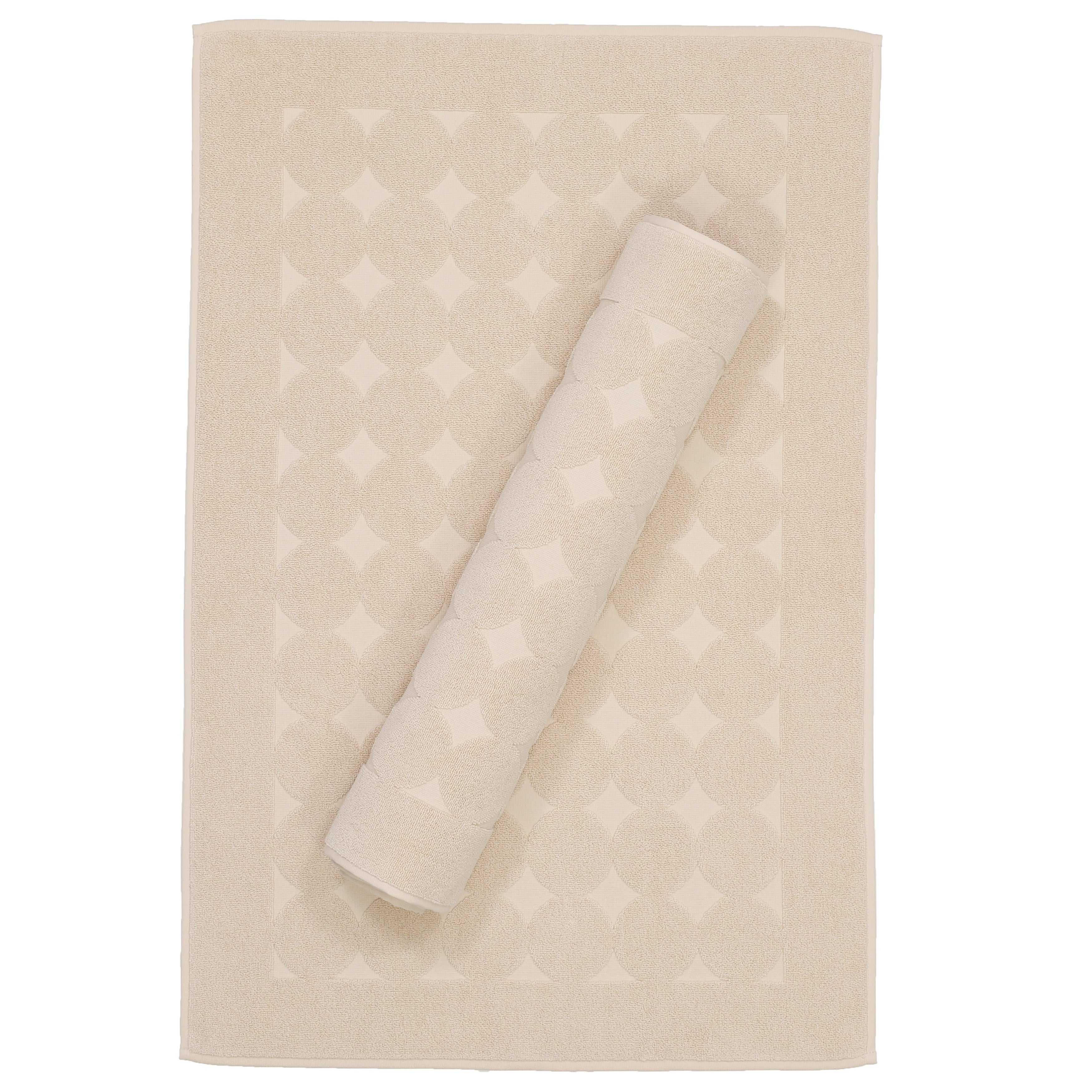 Authentic Hotel And Spa Turkish Cotton Bath Mat Set Of 2