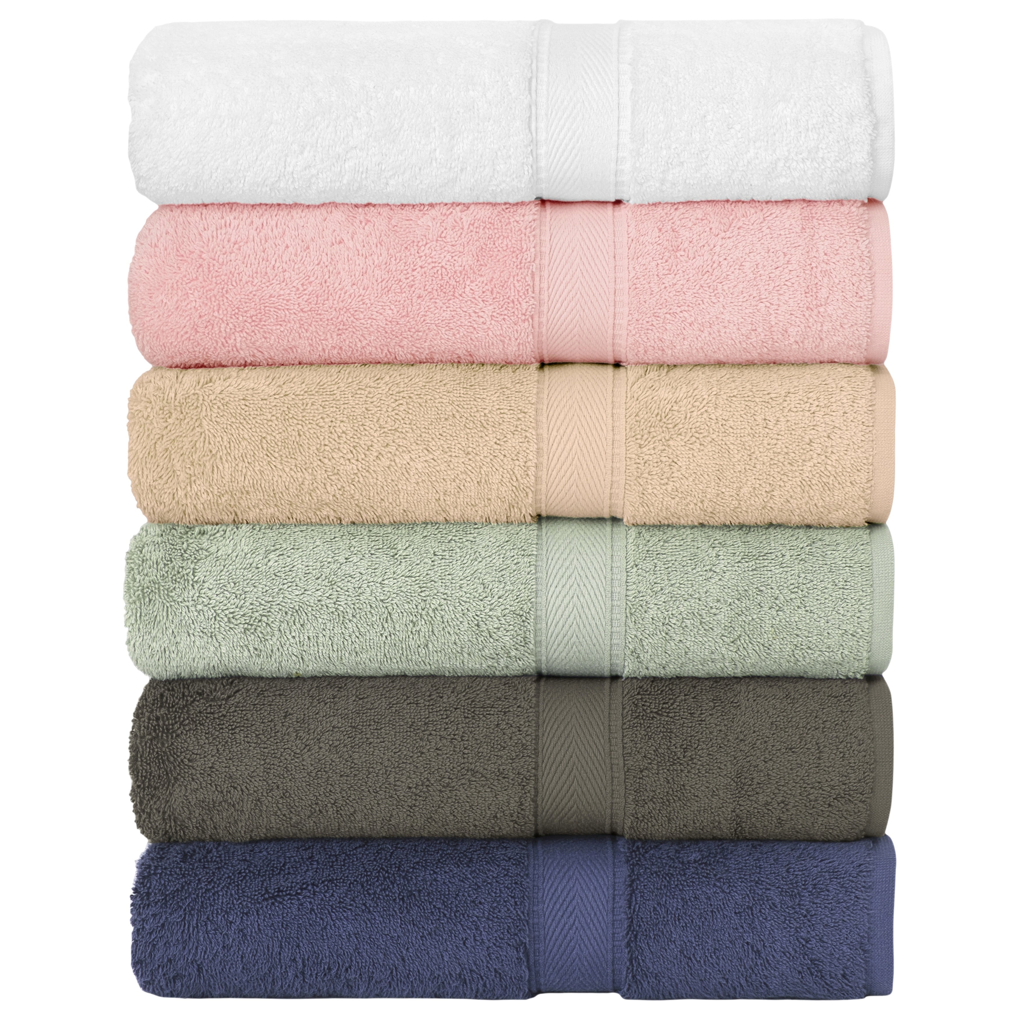 Authentic Hotel And Spa Turkish Cotton Bath Towels Set Of 2