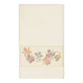 Authentic Hotel And Spa Turkish Cotton Floral Vine Embroidered Cream Bath Towel