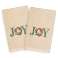 Authentic Hotel And Spa Turkish Cotton Joy Beige Set Of 2 Hand Towels
