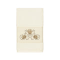 Authentic Hotel And Spa Turkish Cotton Shells Embroidered Cream Hand Towel