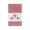 Authentic Hotel And Spa Turkish Cotton Shells Embroidered Tea Rose Hand Towel