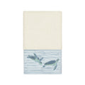 Authentic Hotel And Spa Turkish Cotton Turtles Embroidered Cream Hand Towel