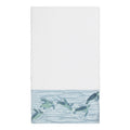 Authentic Hotel And Spa Turkish Cotton Turtles Embroidered White Bath Towel