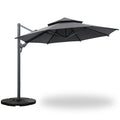 Autlaycil 10Ft Cantilever Patio Umbrella With Base Included Outdoor