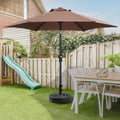 Zenova Patio Offset Cantilever Umbrella 10 Ft Uv Protection