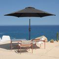 Autlaycil 7.5Ft Patio Outdoor Umbrella With Tilt Crank