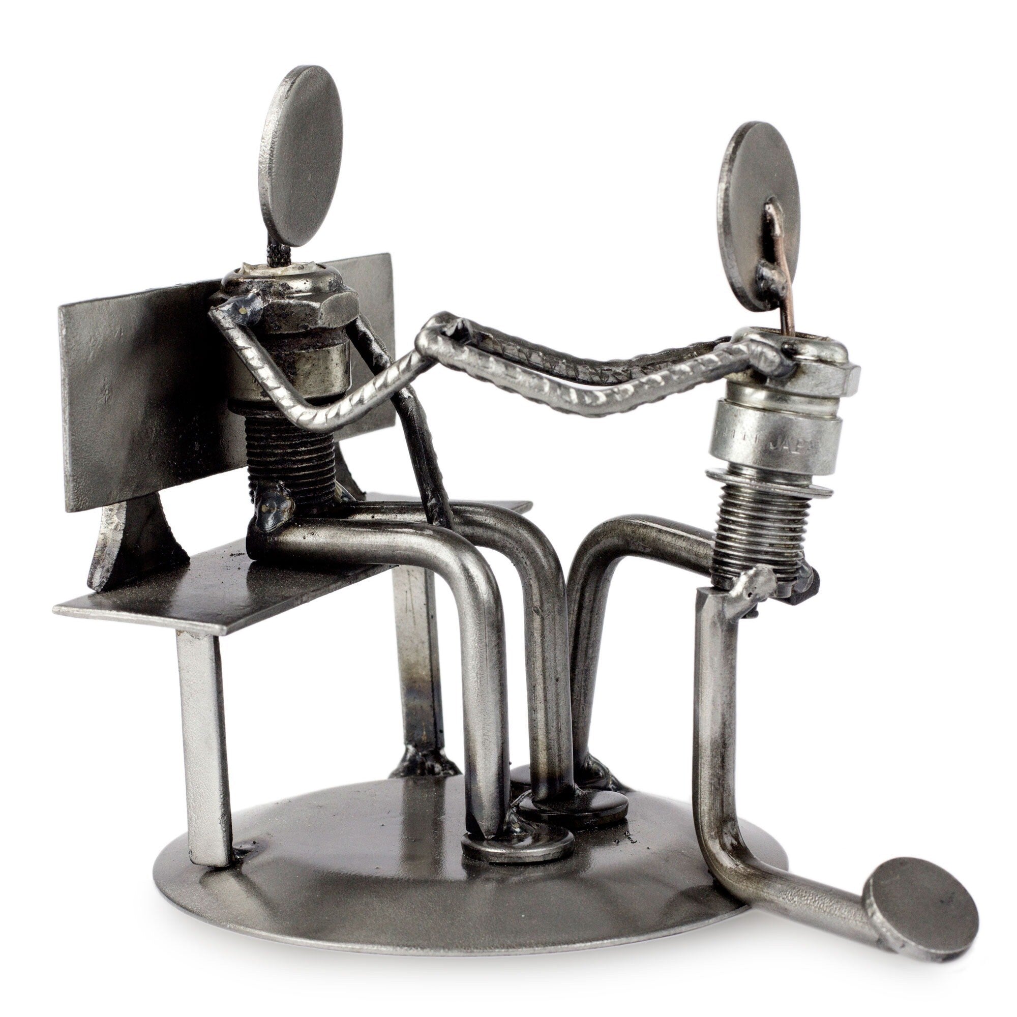 Auto Parts Will You Marry Me Sculpture Handmade In Mexico