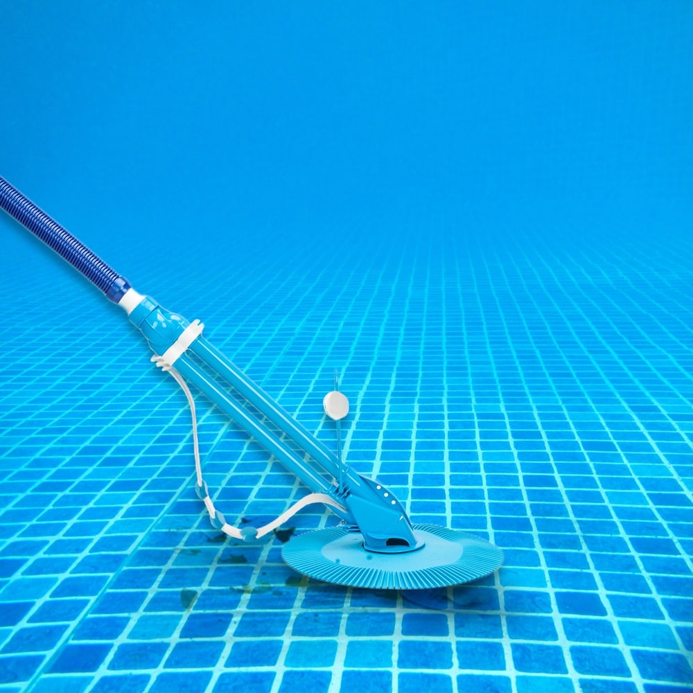Auto Swimming Pool Cleaner With 10Pcs Durable Hose Blue Blue