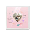 Autograph White Wood Frame With Heart Pink Mat Perfect For Event Signatures Full Color Pen Set Included 3 Sizes Available