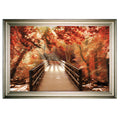 Autumn Bridge Silver Frame