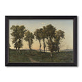 Autumn Evening 1894 Henri Harpignies Custom Framed Canvas