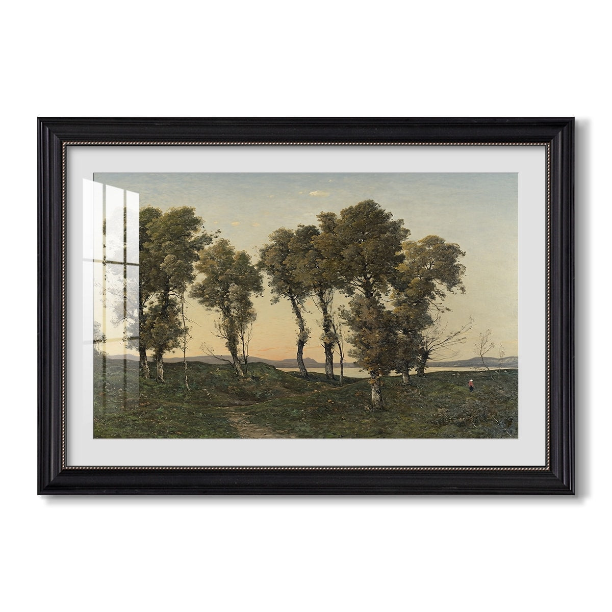 Autumn Evening 1894 Henri Harpignies Custom Framed Print