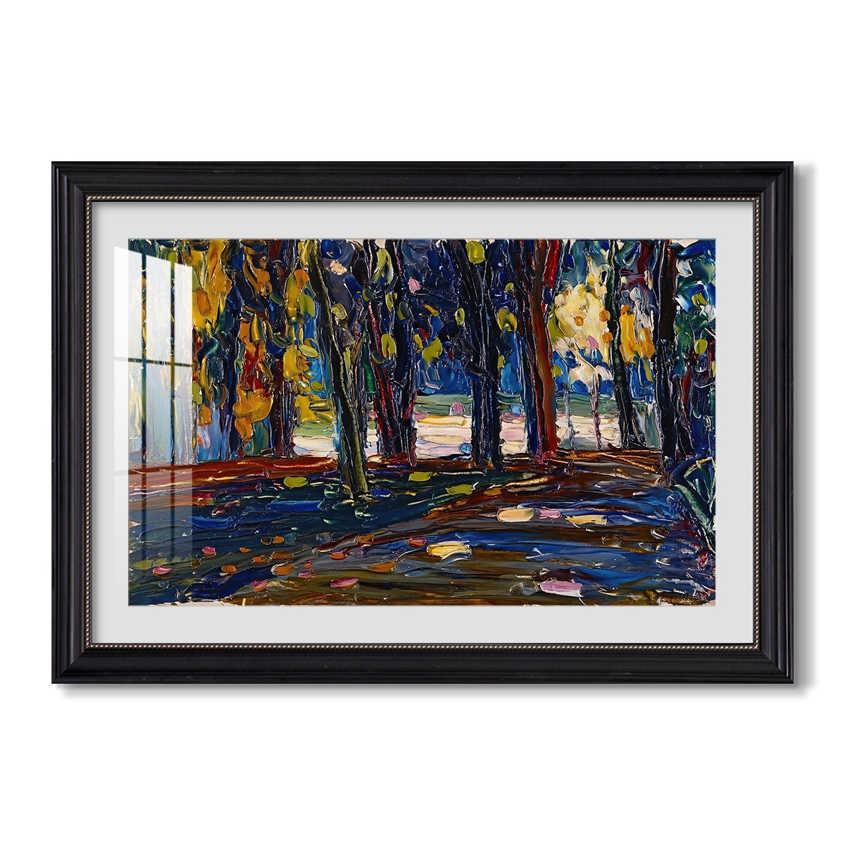 Autumn Study 1908 Wassily Kandinsky Custom Framed Print