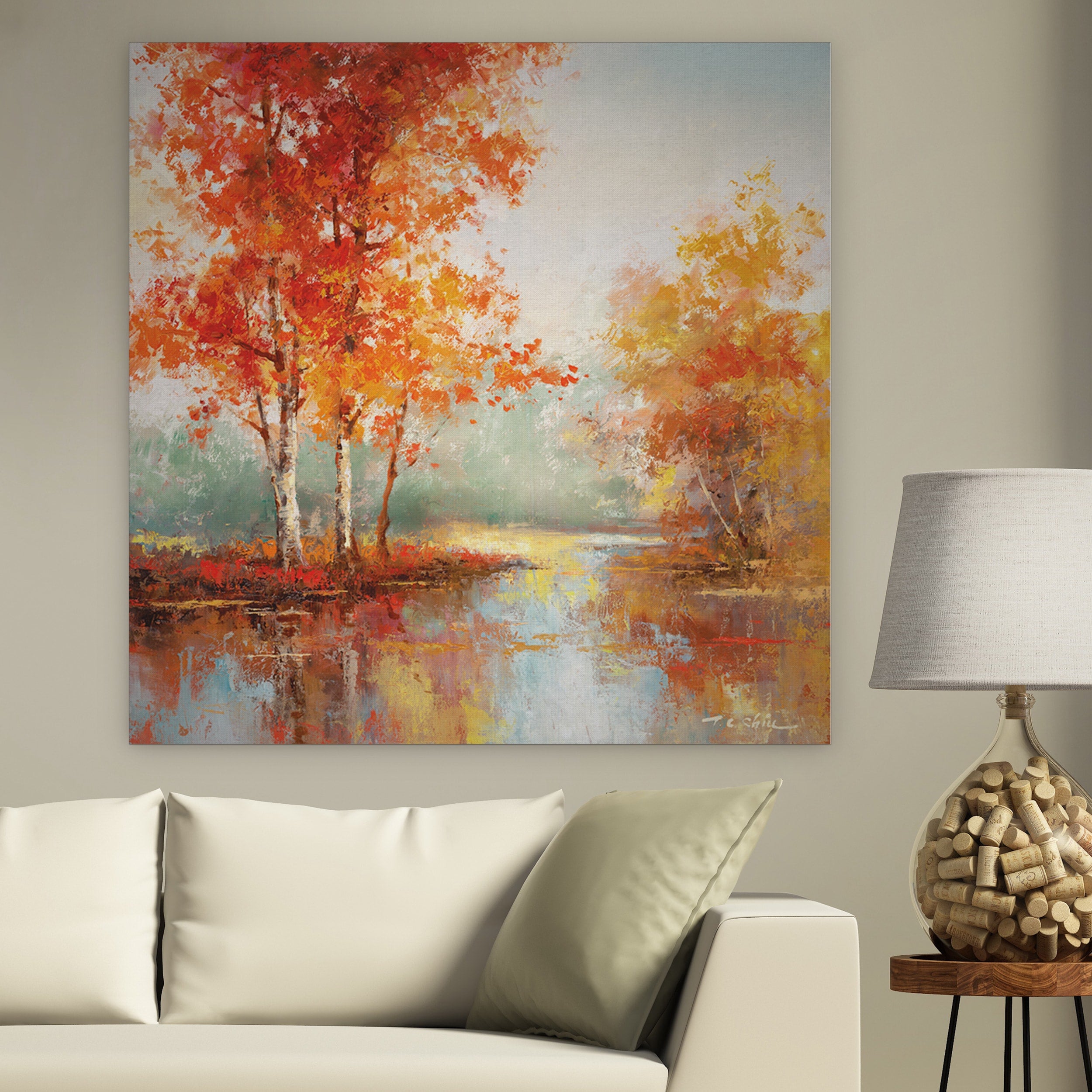 Wexford Home Autumns Grace I Premium Gallery Wrapped Canvas