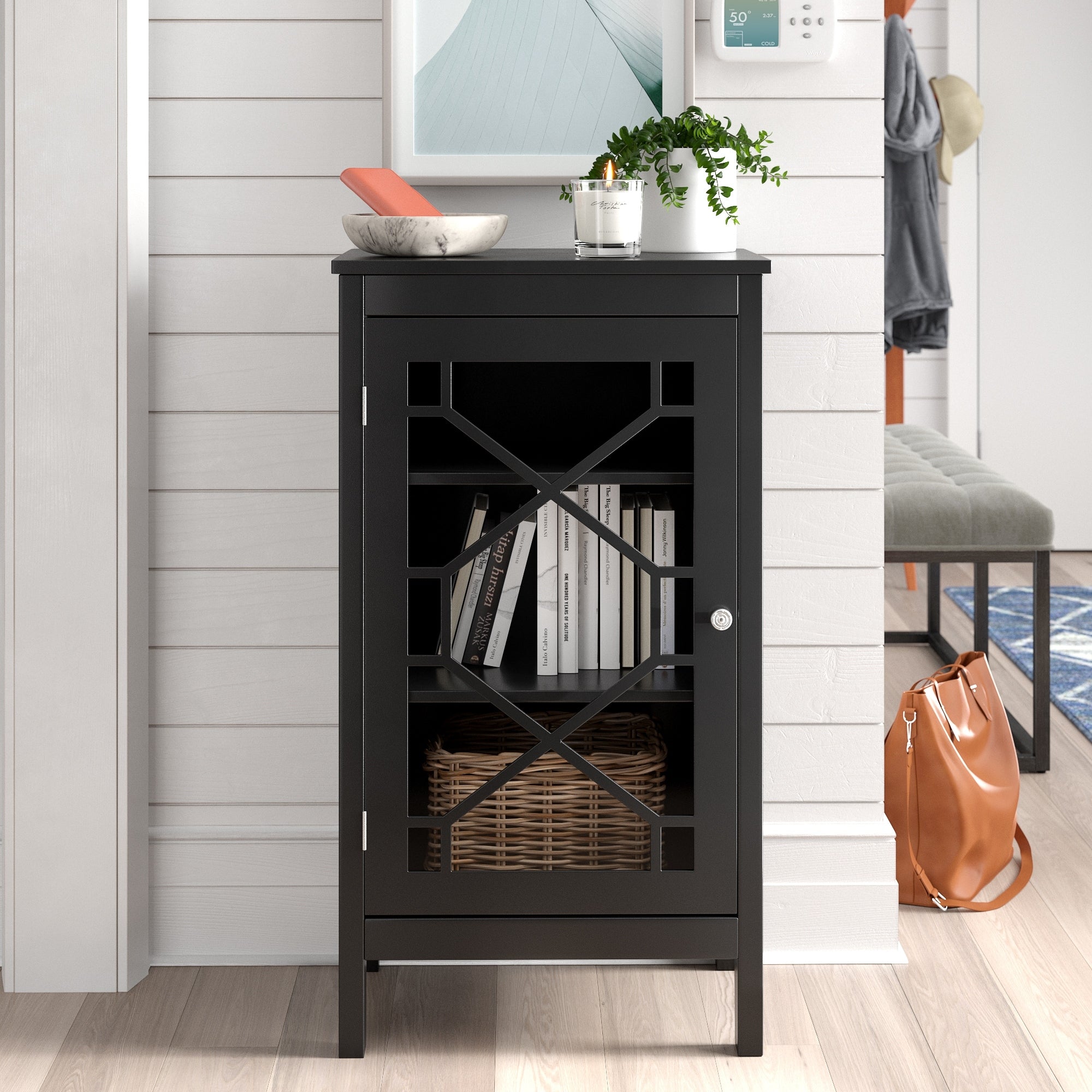 Ava Black Small Cabinet