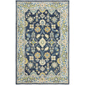 Ava Bohemian Navy Blue Area Rug
