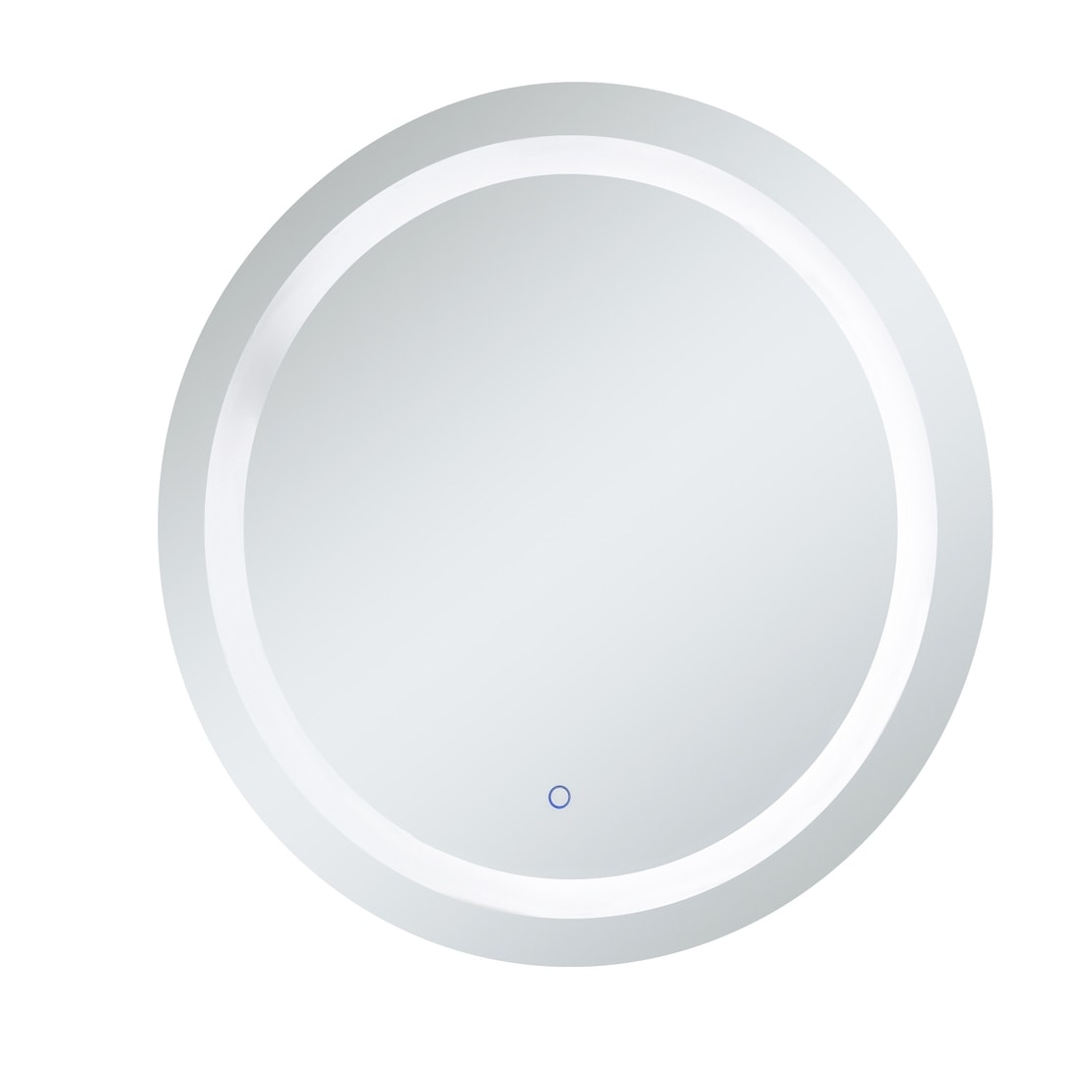Avalon 32 Diameter Hardwired Led Mirror Silver