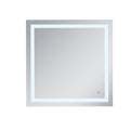 Indigo Home Avalon Silver Hardwired Led Mirror