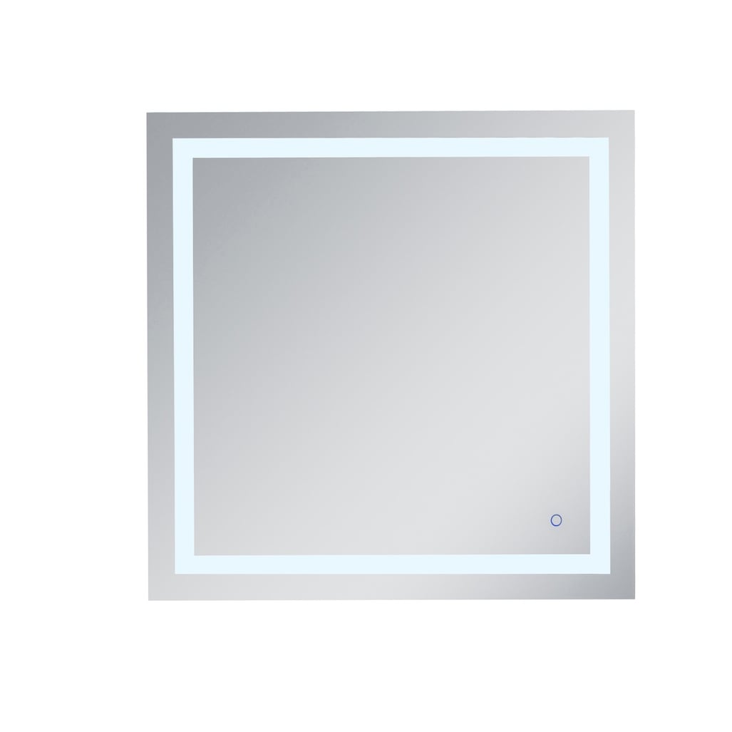 Indigo Home Avalon Silver Hardwired Led Mirror