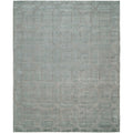 Avalon Crystal Blue Wool And Viscose Handmade Area Rug 10 X 14 10 X 14