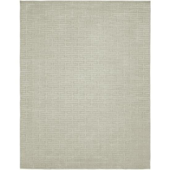Avalon Pearl Neutral Wool Viscose Handmade Area Rug