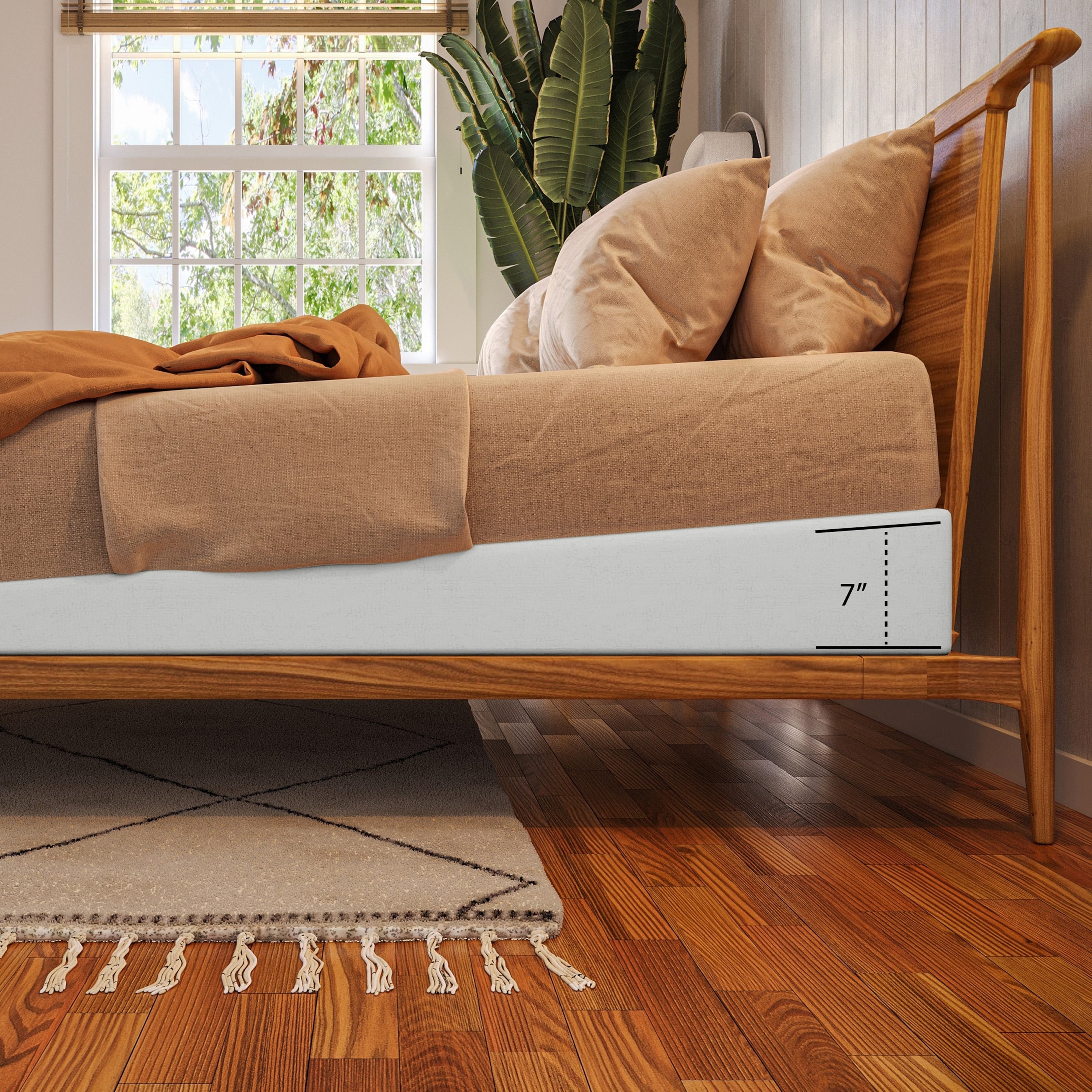Avana Mattress Elevator Under Bed 7 Inch Incline Foam Support