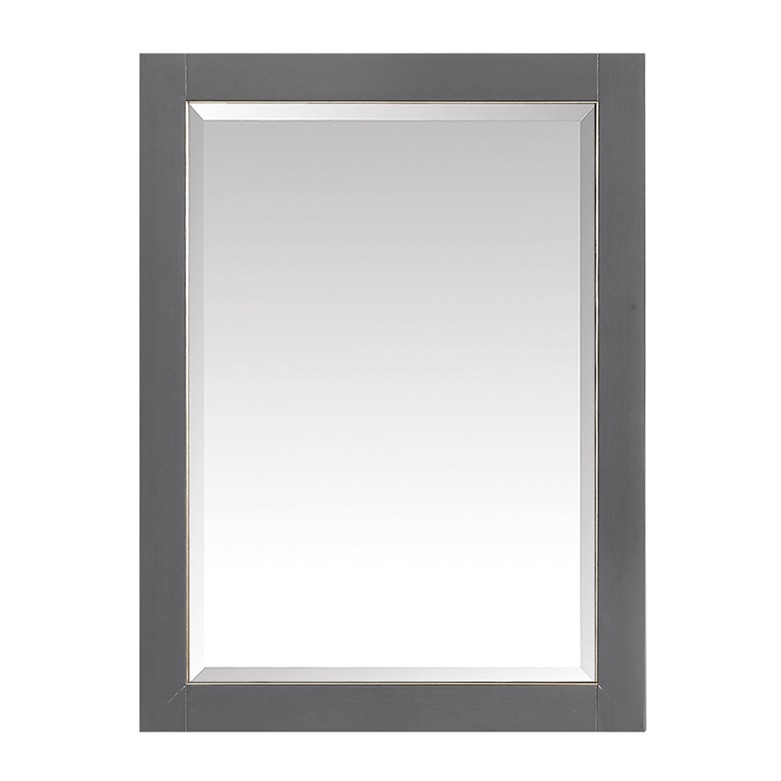 Avanity 22 In. Mirror Cabinet For Allie Austen In Twilight Gray With Matte Gold Or Brushed Silver Trim 22 W X 28 H