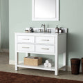 Avanity Brooks White 42 Inch Vanity Combo