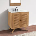 Avanity Harper 31 In. Vanity Combo With Carrera White Marble Top