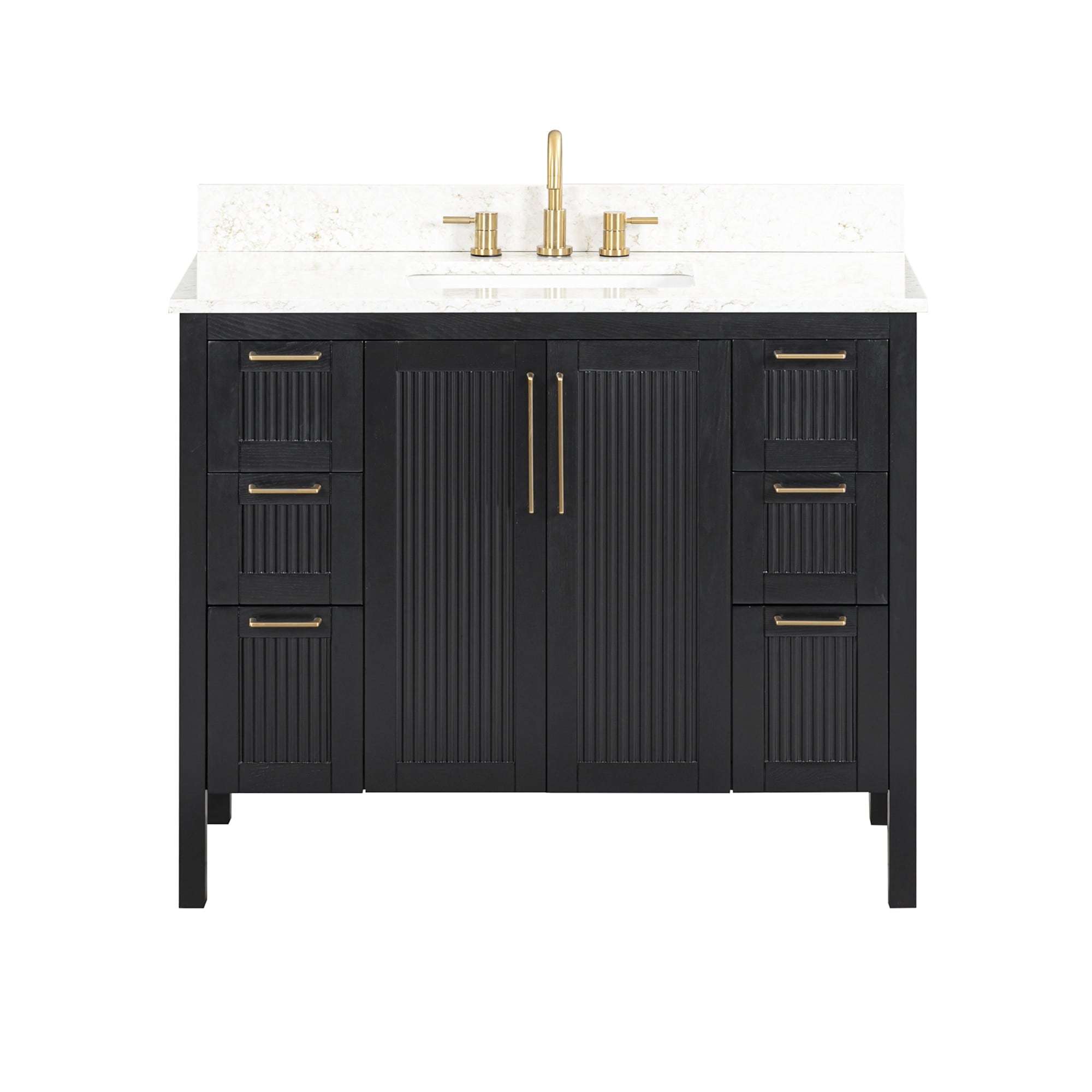 Avanity Luka Vs43 Al Luka 42 Free Standing Single Basin Vanity Set