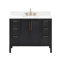 Avanity Luka Vs43 Wt Luka 42 Free Standing Single Basin Vanity Set