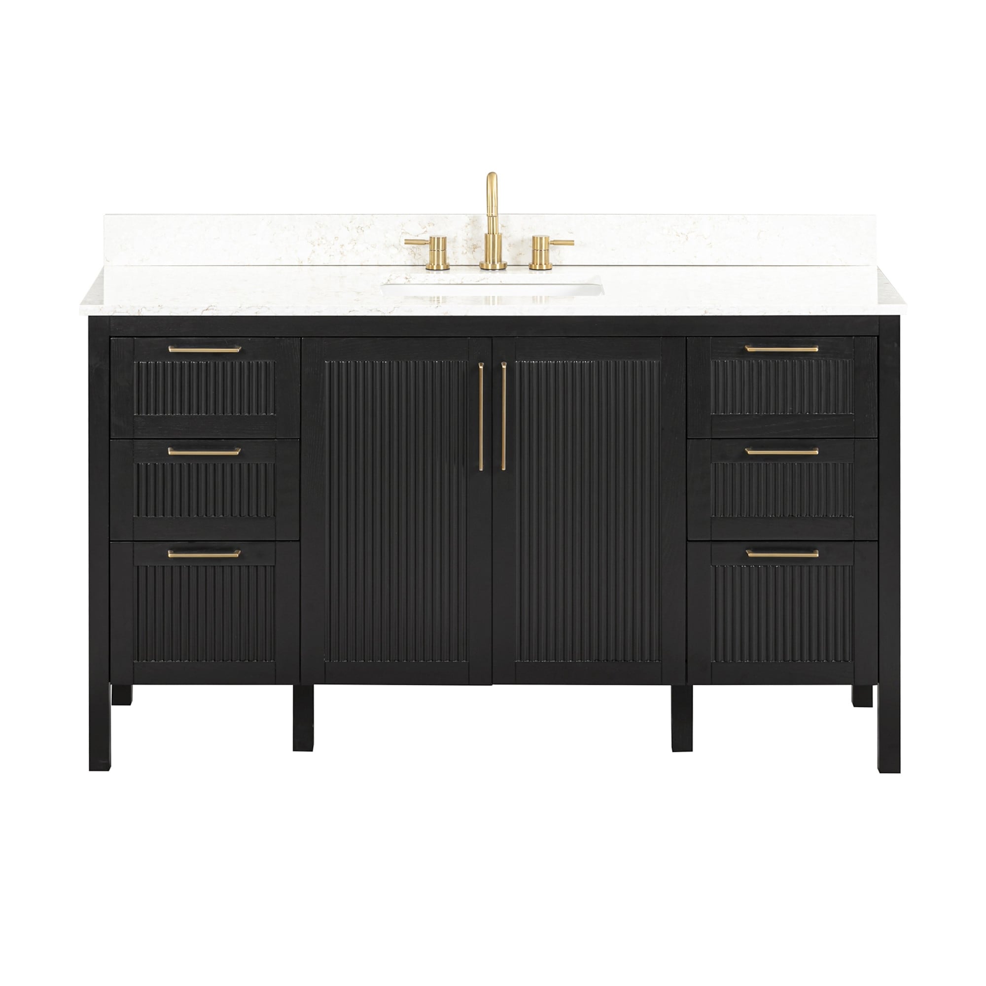 Avanity Luka Vs61 Al Luka 60 Free Standing Single Basin Vanity Set