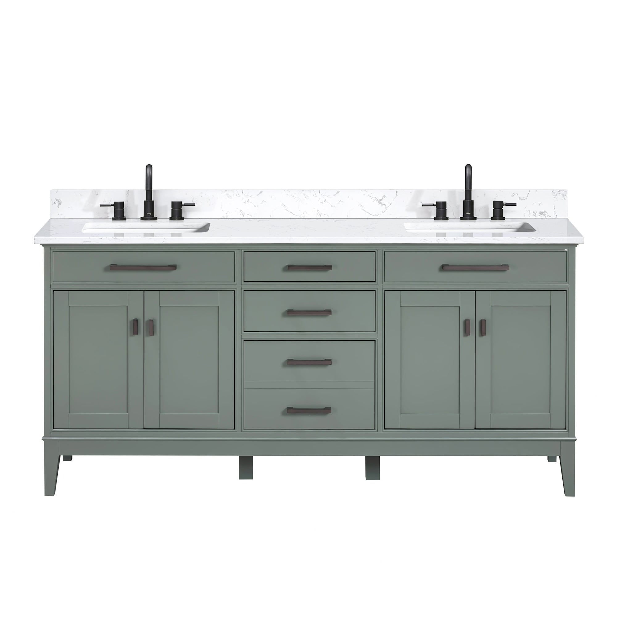 Avanity Madison Vs73 E Madison 72 Free Standing Double Basin Vanity