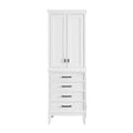 Avanity Madison 24 Inch Linen Tower In White 24 W X 71 H