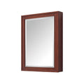 Avanity Madison 24 Inch Mirror Cabinet In A Tobacco Finish 24 W X 32 H